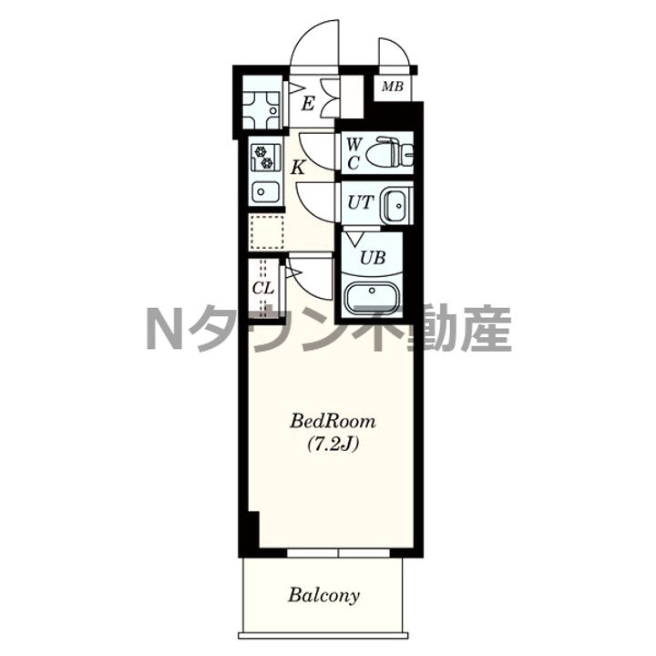 S-RESIDENCE名駅太閤の間取り