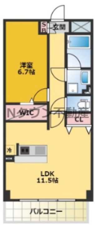 ブリスの間取り
