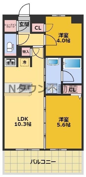 エステムプラザ名古屋UXの間取り