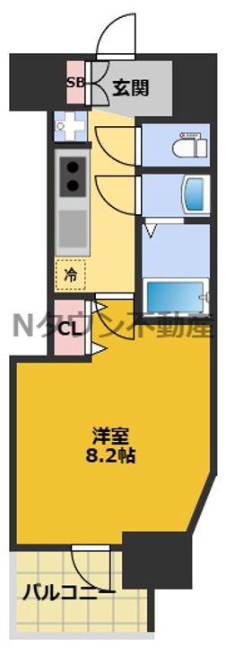 ディアレイシャス名古屋中村公園の間取り