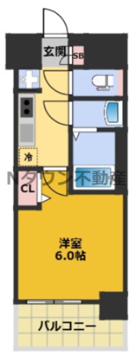 プレサンス名古屋ルクソリアの間取り