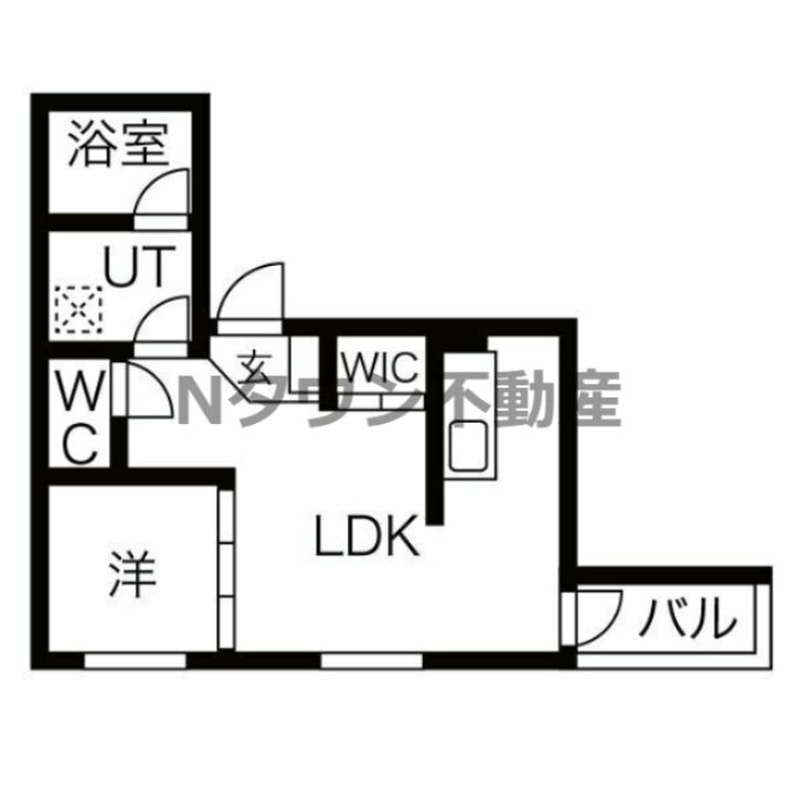 Arie則武203の間取り