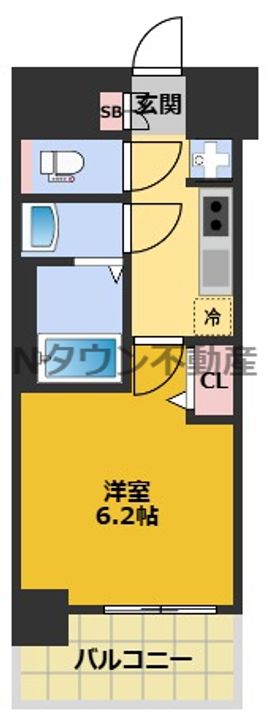 プレサンス名古屋ルクソリアの間取り