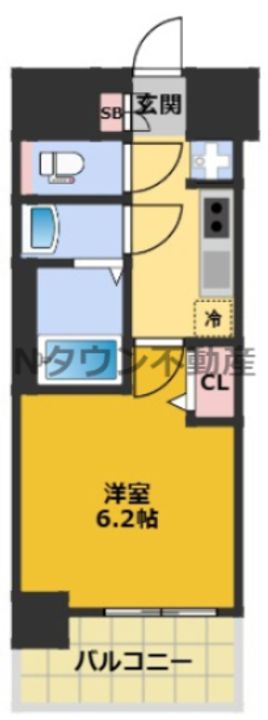 プレサンス名古屋ルクソリアの間取り