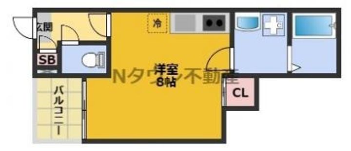 REGALEST-KLC名西の間取り