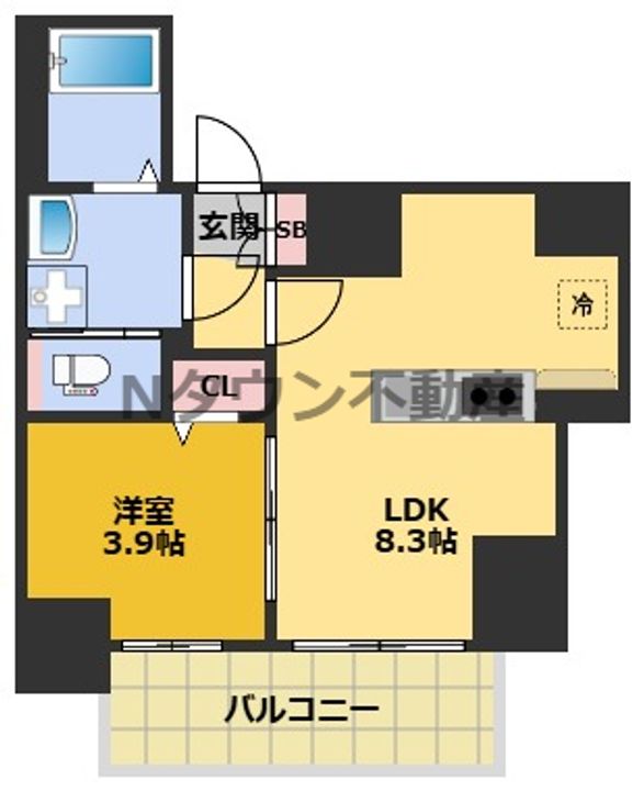 ディアレイシャス名古屋中村公園Ⅱの間取り