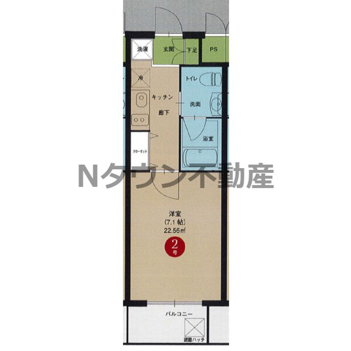 エルザビル名古屋駅前の間取り
