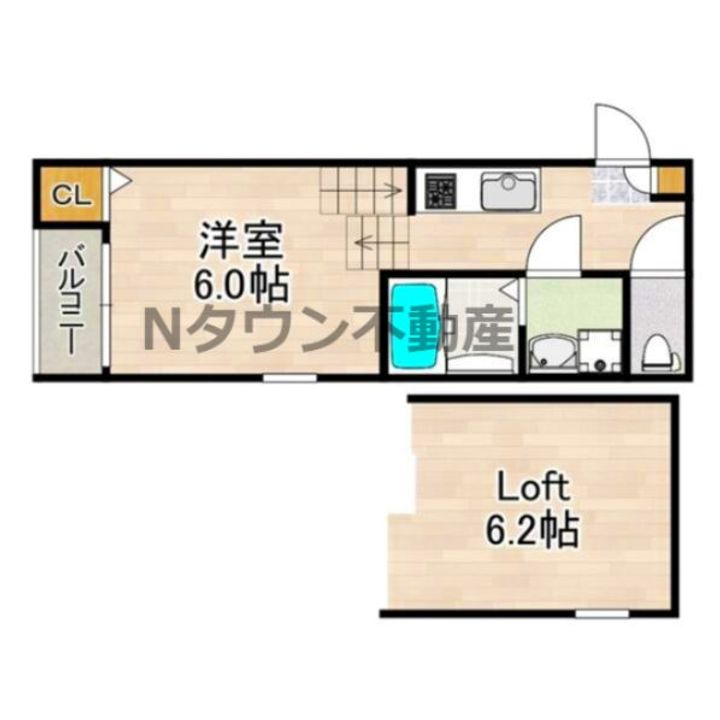 ハーモニーテラス上石川町Ⅵの間取り