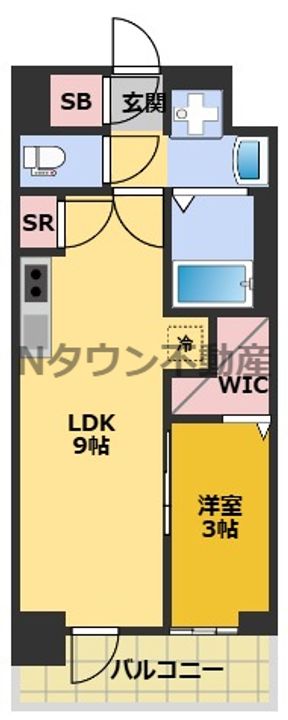 エステムコート名古屋TWIN WESTの間取り