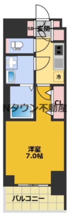 エステムコート名古屋TWIN WESTの間取り