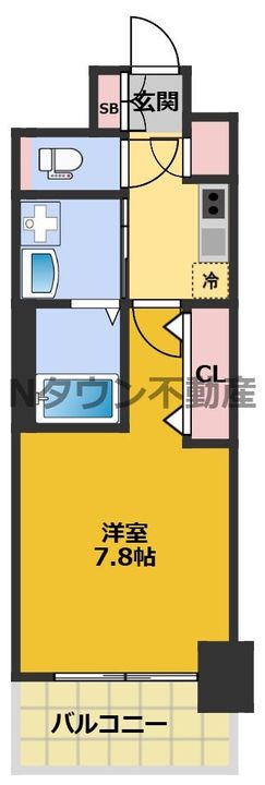 エステムコート名古屋TWIN WESTの間取り