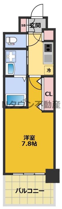 エステムコート名古屋TWIN WESTの間取り