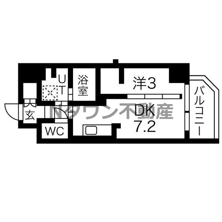 GranVia浄心803の間取り