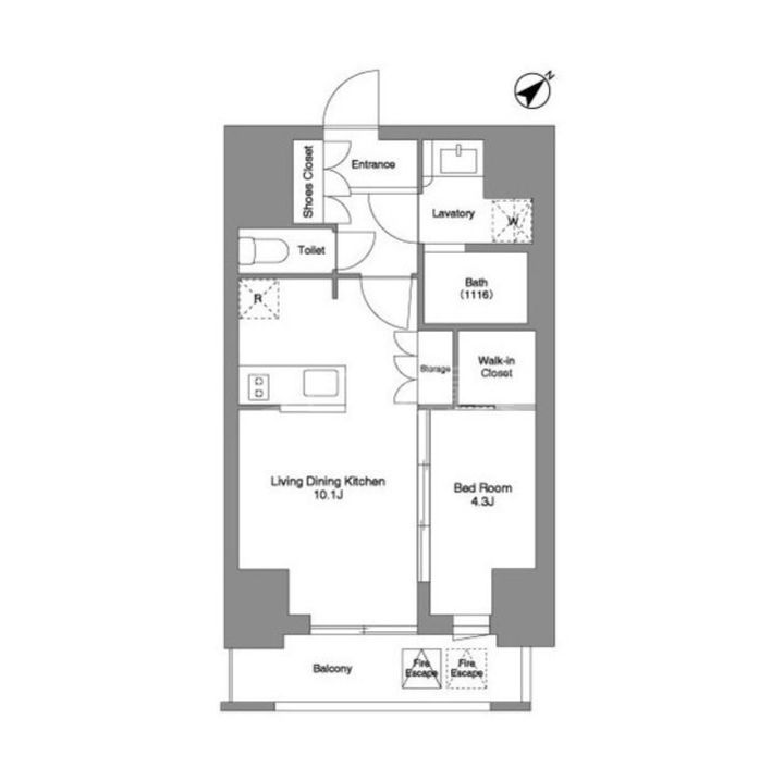 ルフォンプログレ大森山王の間取り