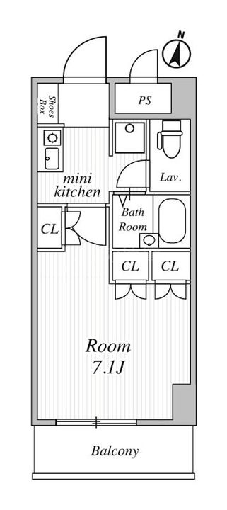プレサーブ・Kの間取り