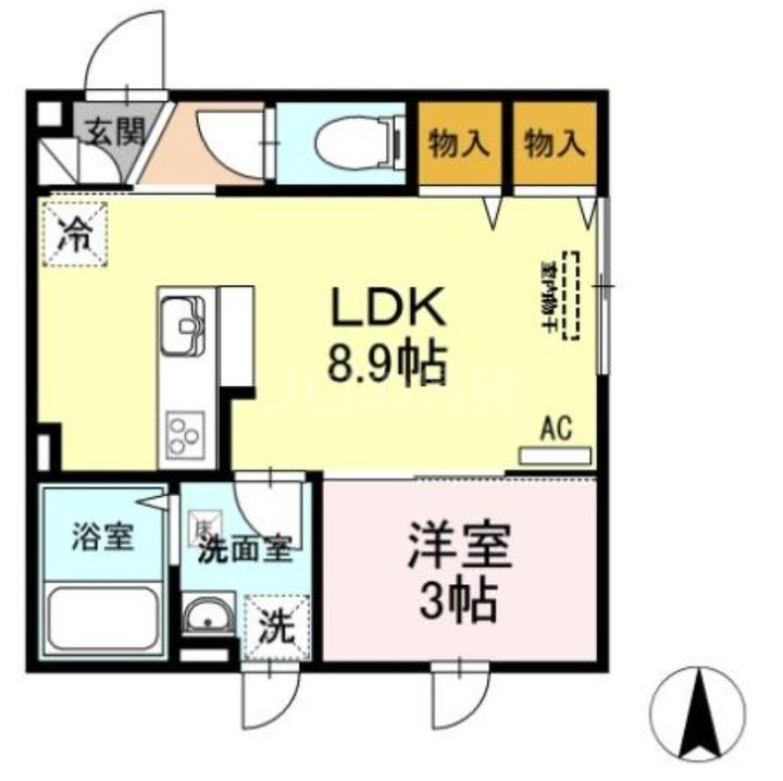 エスポワール東糀谷の間取り