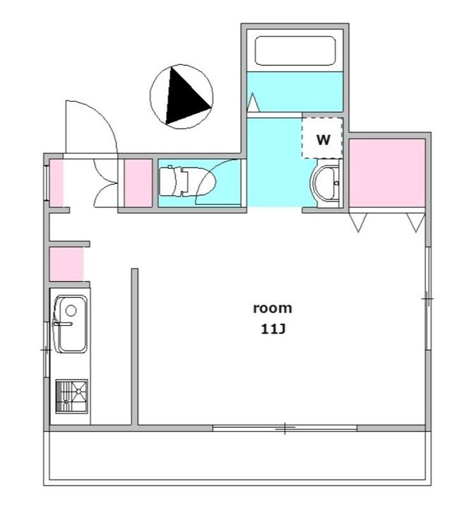 ルミエールコート401の間取り