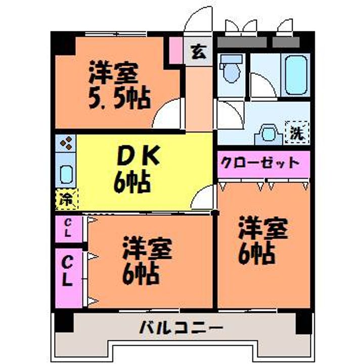 フェリオ市駅西Ⅱ の間取り