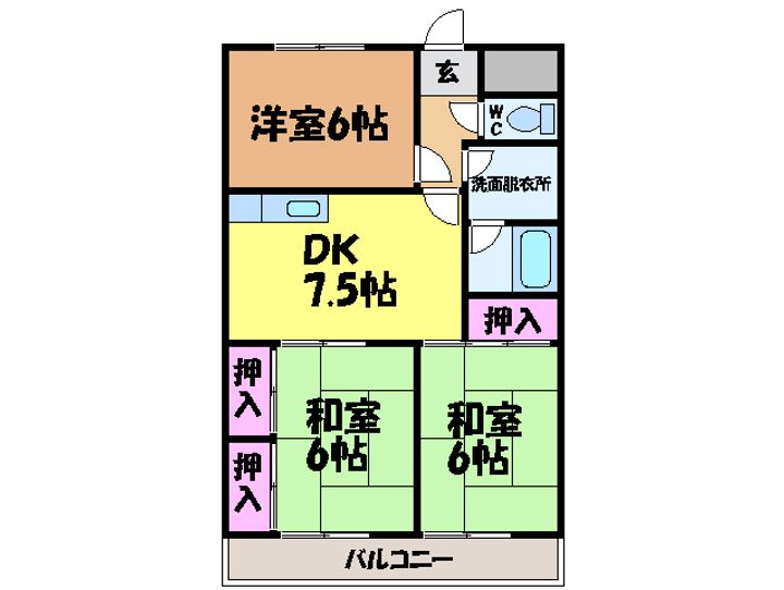 第1ゴトービル・の間取り