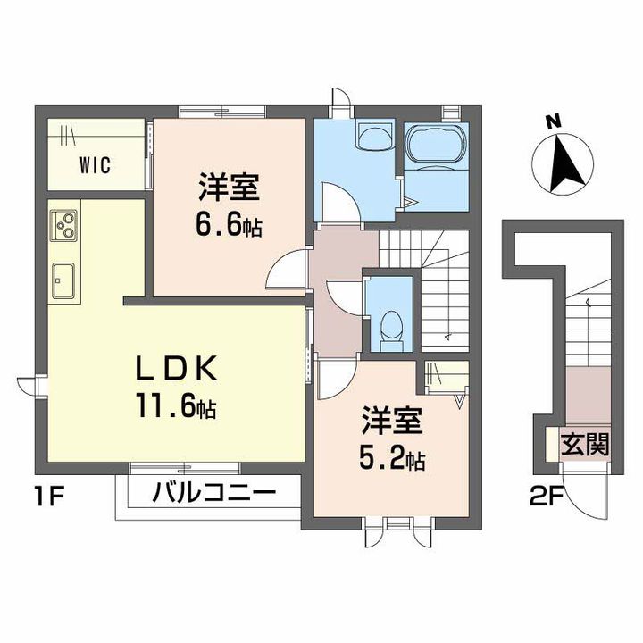 アルカンシエル・の間取り