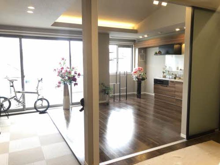 アランチアMKの居間