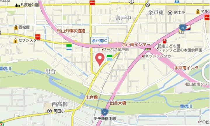 カーサ余戸南105の地図