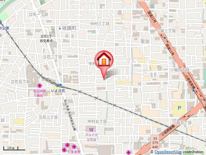 ルミエールシンコウ201の地図