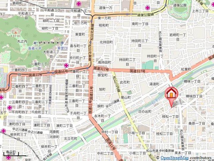 コーポ泉・205の地図