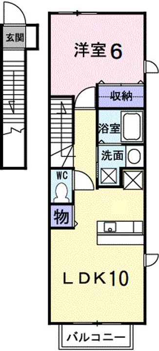 カーサ・アルカンシエルBの間取り