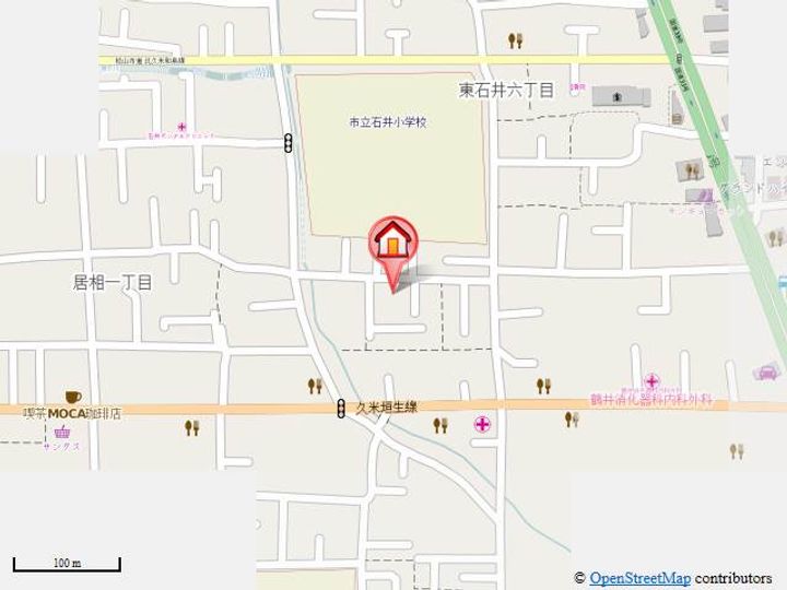 セゾン・ド・フローレス・B201の地図