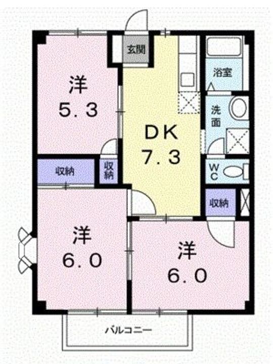 ドミール・マインの間取り