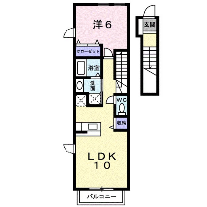 プラシードカーサⅡの間取り