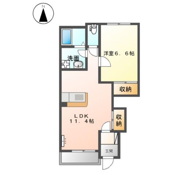 フローラルコートの間取り