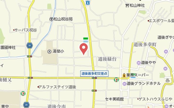 ビーライン緑台A棟 B棟A101の地図