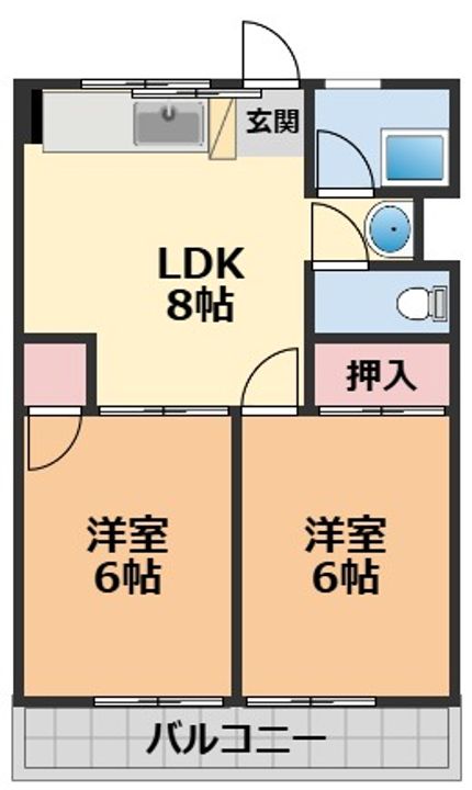 寿レジデンス・302の間取り