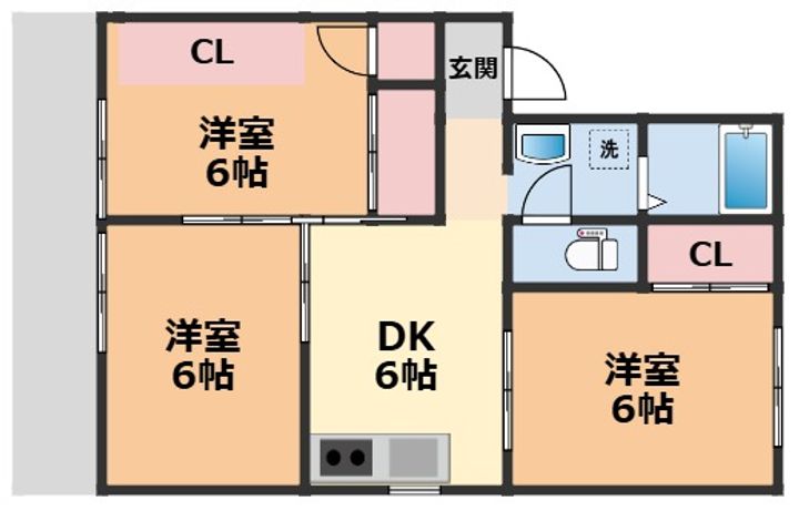 ガーデンハイツA201の間取り