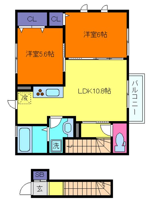 憩ハウスの間取り