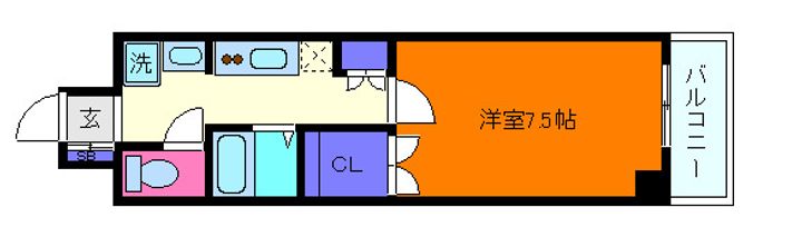 ララソル芦屋の間取り