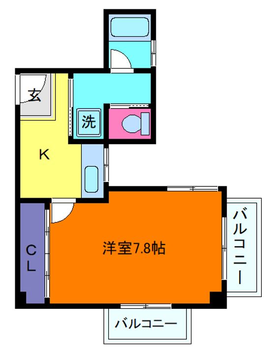 エルパラッツォ記田の間取り