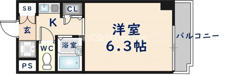 ブルグリンコート布施駅前の間取り
