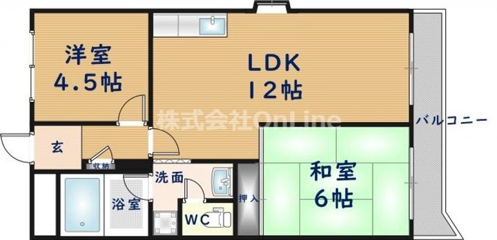 ウエストコートの間取り