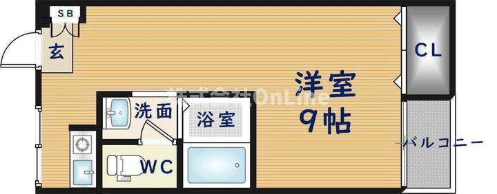 朋成マンションの間取り