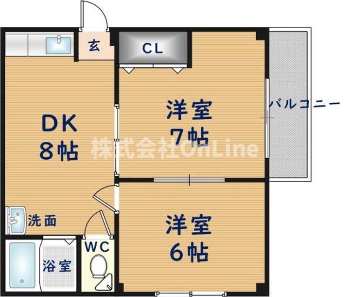 ニッコーハイツの間取り