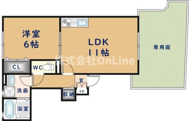 Comodo Residencia八尾南の間取り