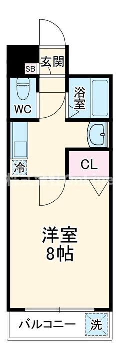 コーポローレル布施の間取り