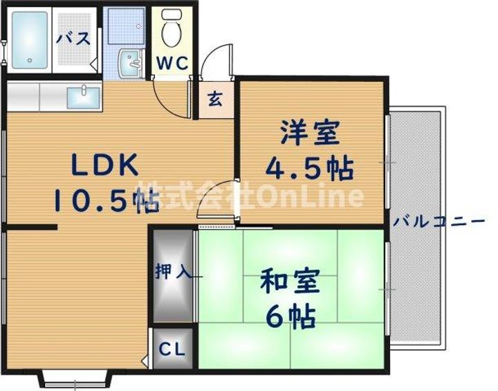 サンビレッジ森彦B棟の間取り