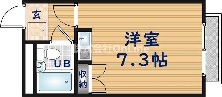 小田ビル302の間取り