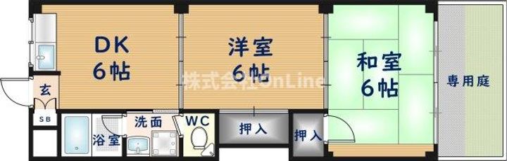 松本マンションの間取り