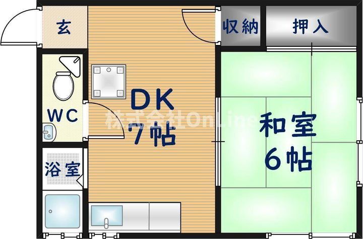 末広ハイツの間取り