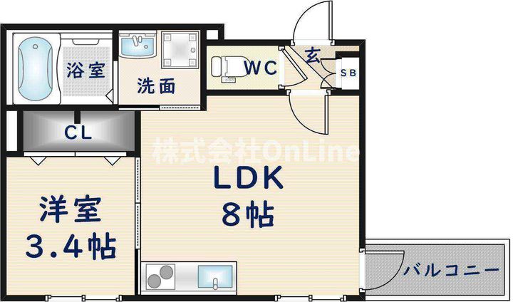 リーフィアテラス東花園の間取り